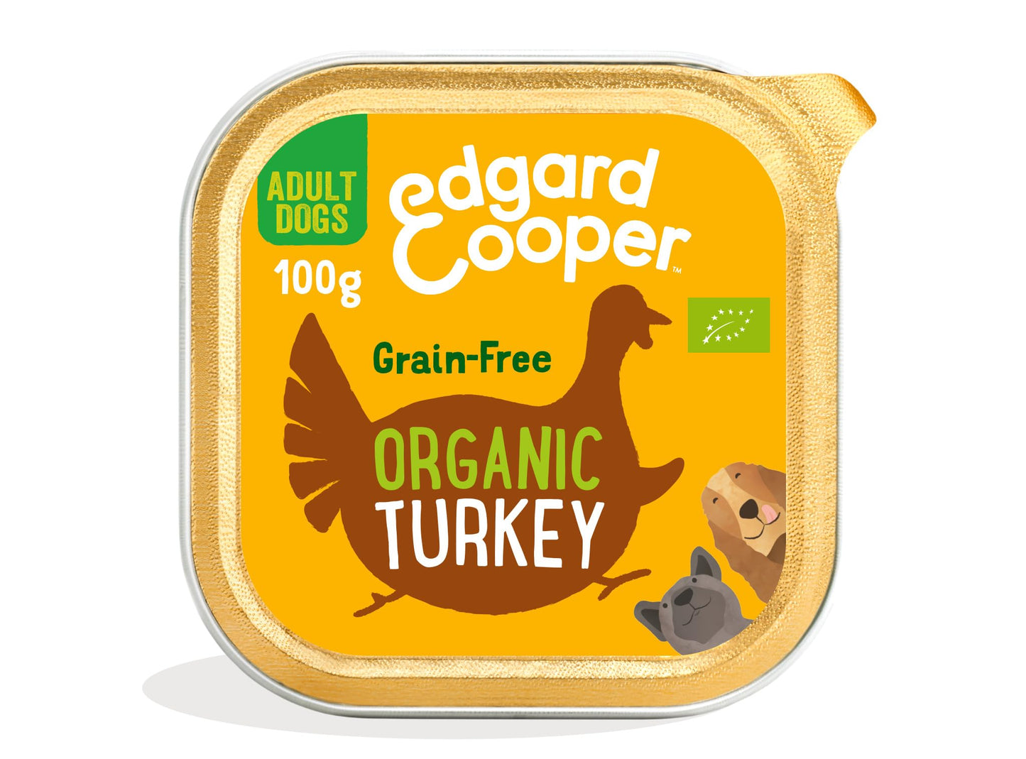 Edgard Cooper Grain-Free Wet Dog Food for Adult Dogs, (11 x 150g), Natural Dogs Food in Cup with Fresh Meat & Amino Acids, Gluten-Free, High Protein