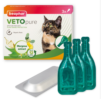 Cat Flea Repellent Spot On 3 Pipettes