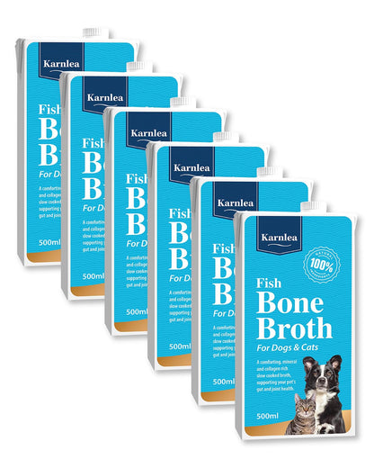 Chicken Bone Broth for Dogs & Cats - Free Range | 100% Real & Natural Liquid Bone Broth for Pets | High in Collagen & Protein for Healthy Joints, Gut, Digestion, Skin & Sickness Recovery
