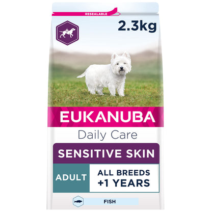 Hypoallergenic Sensitive Skin Dry Dog Food with Fish