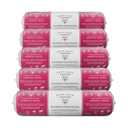 Fresh Dog Food Simply Chicken 5 x 600g Chub Rolls