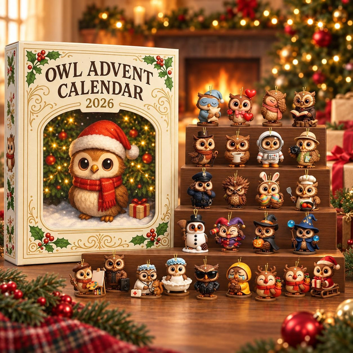 Animal Christmas Advent Calendar 2026, 3D Pets Advent Calendar
