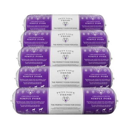 Fresh Dog Food Simply Chicken 5 x 600g Chub Rolls