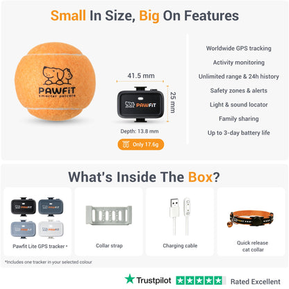 Pawfit Lite 4G GPS Cat Tracker