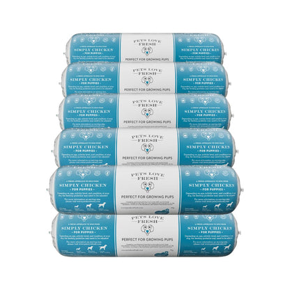 Fresh Dog Food Simply Chicken 5 x 600g Chub Rolls