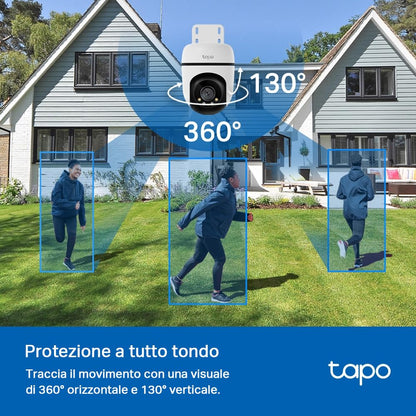 Pan/Tilt Smart Outdoor Security Camera
