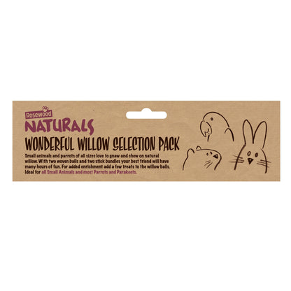 Rosewood Naturals Trio of Fun Balls (3pcs) Small Animal Toys