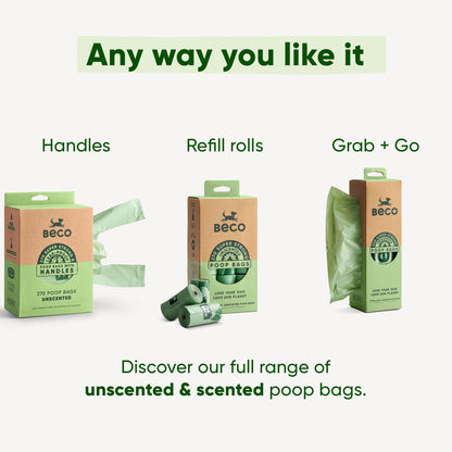Strong Large Dog Poop Bags Rolls