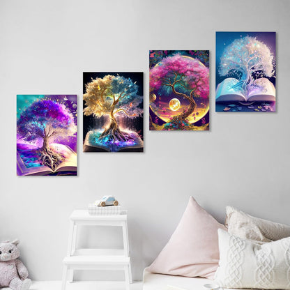 5D Diamond Painting Kits for Adults 4 PCS Turtle Wall Art