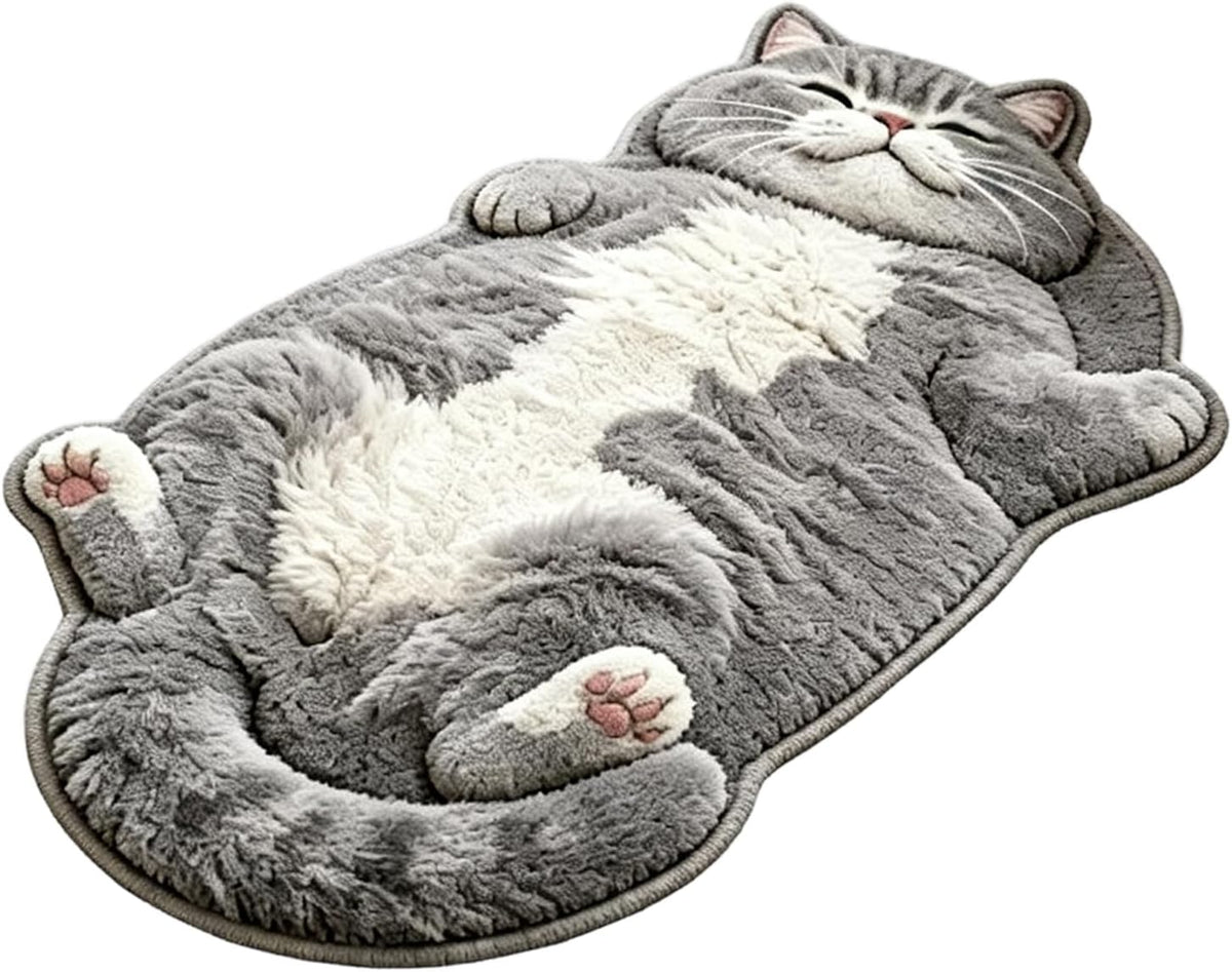 3D Cat Plush Rug