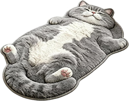 3D Cat Plush Rug