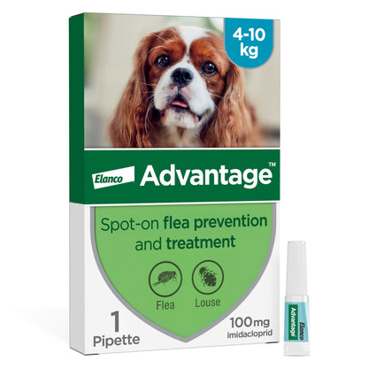 Flea Spot On Treatment for Dogs 10-25kg 1 Pipette