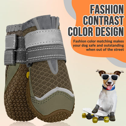 Breathable Dog Boots Paw Protector 2pcs