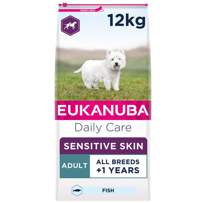 Hypoallergenic Sensitive Skin Dry Dog Food with Fish