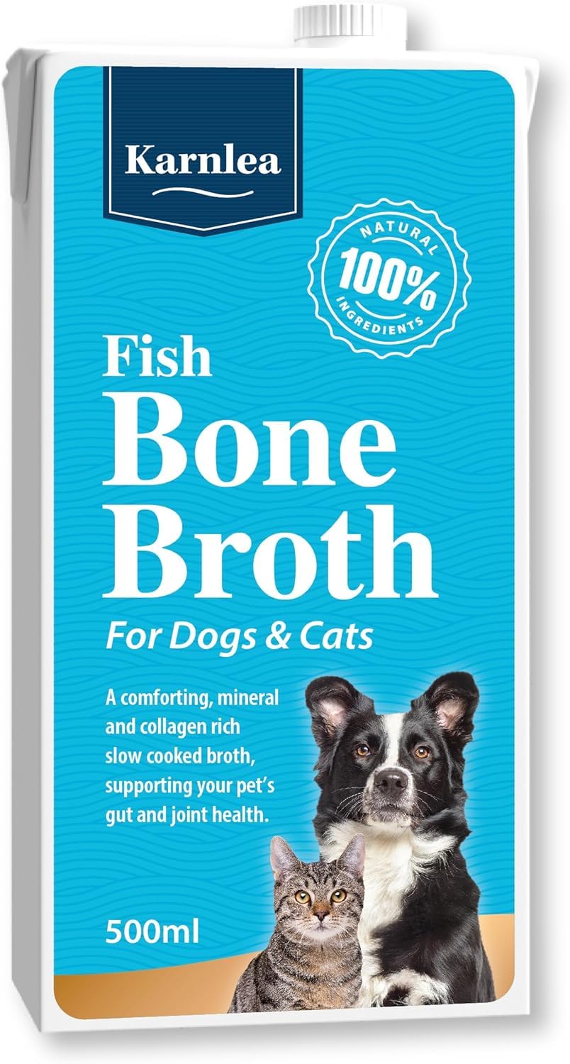 Chicken Bone Broth for Dogs & Cats - Free Range | 100% Real & Natural Liquid Bone Broth for Pets | High in Collagen & Protein for Healthy Joints, Gut, Digestion, Skin & Sickness Recovery