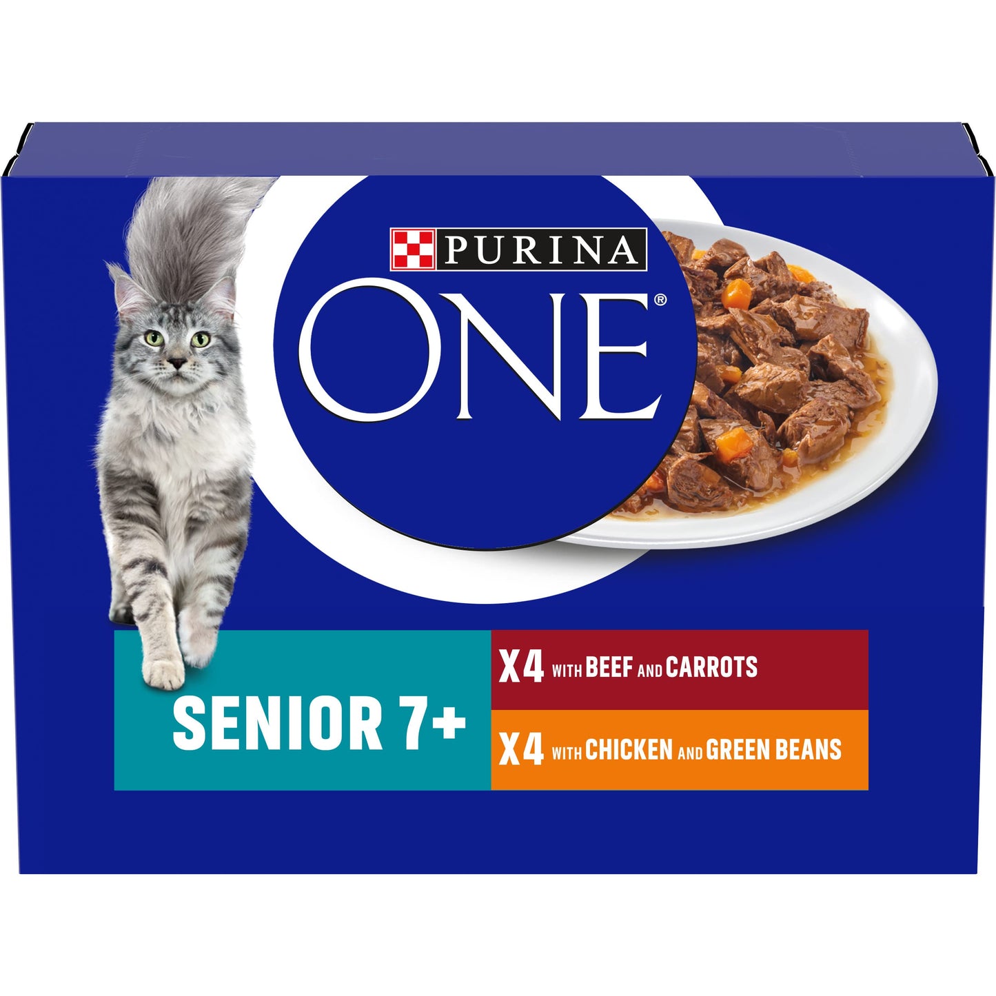 PURINA ONE Adult Cat Food Mini Fillets in Gravy 40 x 85g