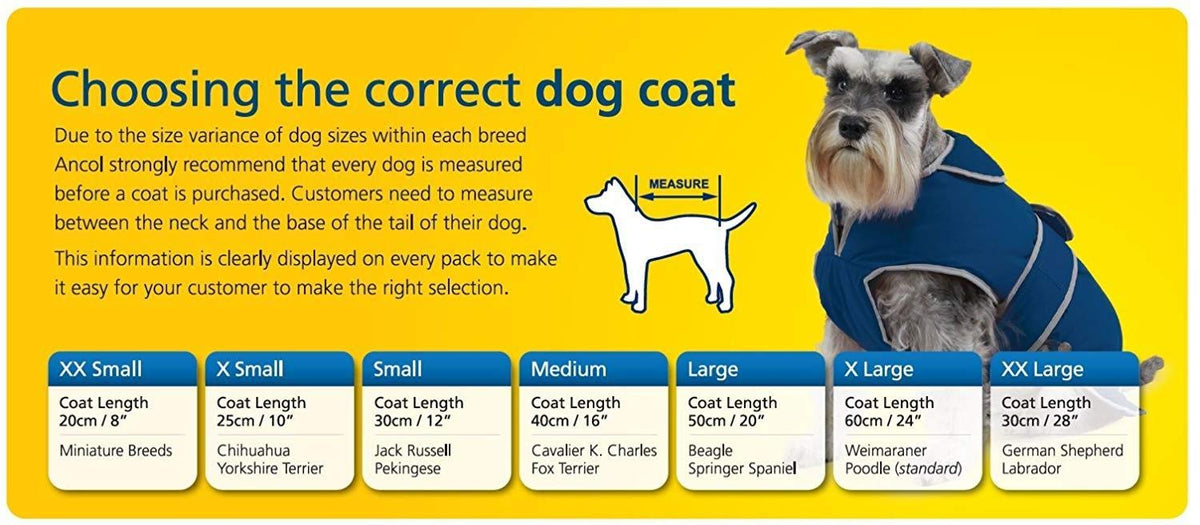 Ancol Muddy Paws All Weather Stormguard Coat . Poppy Red.Size Large ( Length 50cm, up to 79cm girth)