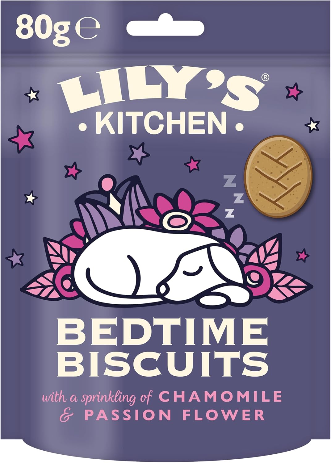 Lily's Kitchen Bedtime Biscuits - Complete Natural Dog Treats (8 x 80g)