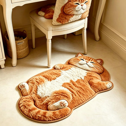 3D Cat Plush Rug