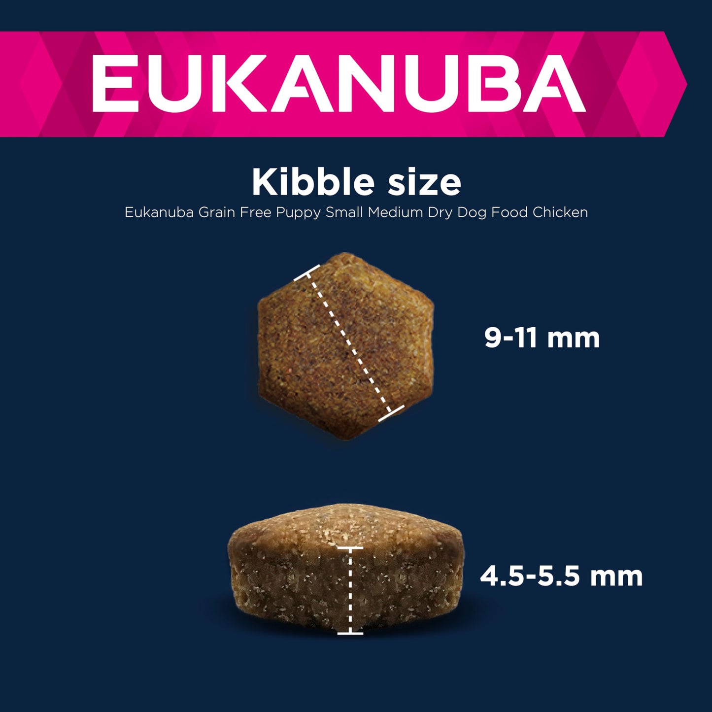 Eukanuba Grain Free Complete Dry Dog Food for Puppy Small and Medium Breeds