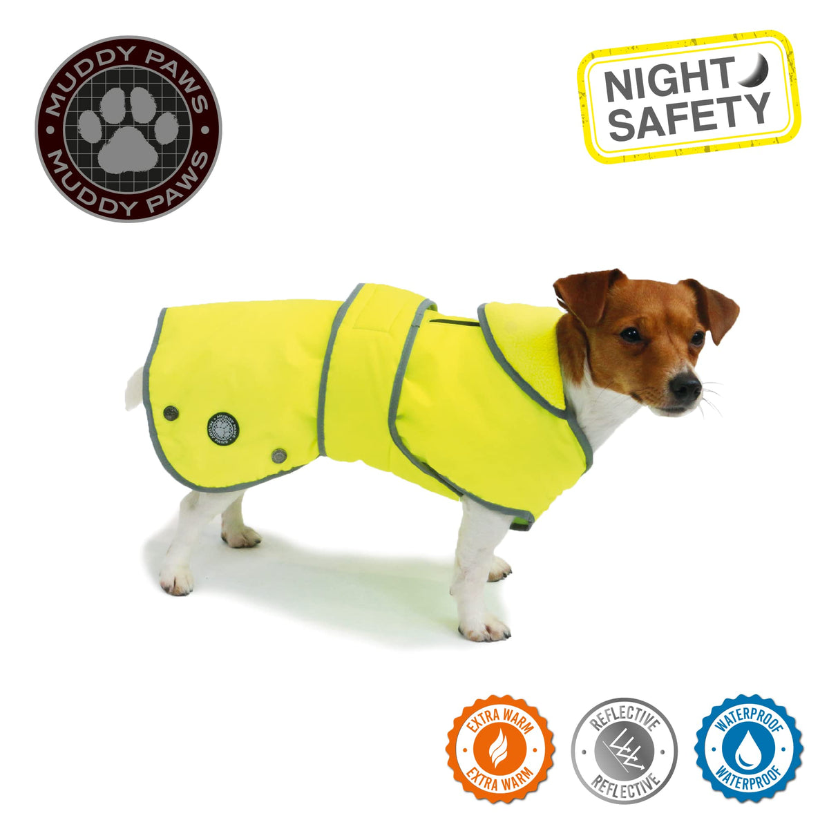 Ancol Muddy Paws All Weather Stormguard Coat . Poppy Red.Size Large ( Length 50cm, up to 79cm girth)
