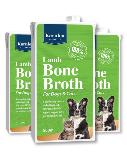 Chicken Bone Broth for Dogs & Cats - Free Range | 100% Real & Natural Liquid Bone Broth for Pets | High in Collagen & Protein for Healthy Joints, Gut, Digestion, Skin & Sickness Recovery