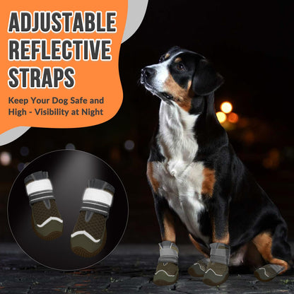 Breathable Dog Boots Paw Protector 2pcs
