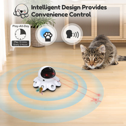 2-in-1 Interactive Automatic Cat Toy