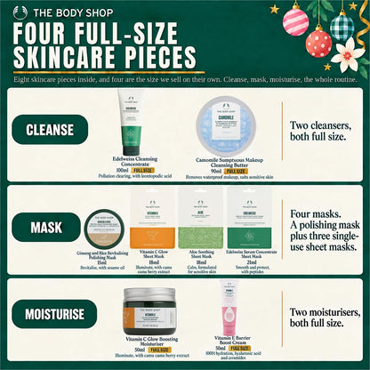 The Body Shop Classic 24-Piece Beauty Advent Calendar (Worth Over £120)