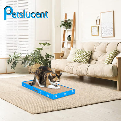 Double-Sided Corrugated Cat Scratching Board with Catnip 1PCS