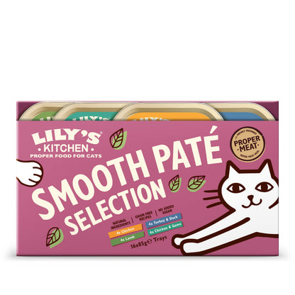 Smooth Paté Selection Adult Cat Food 4 x (8 x 85g)