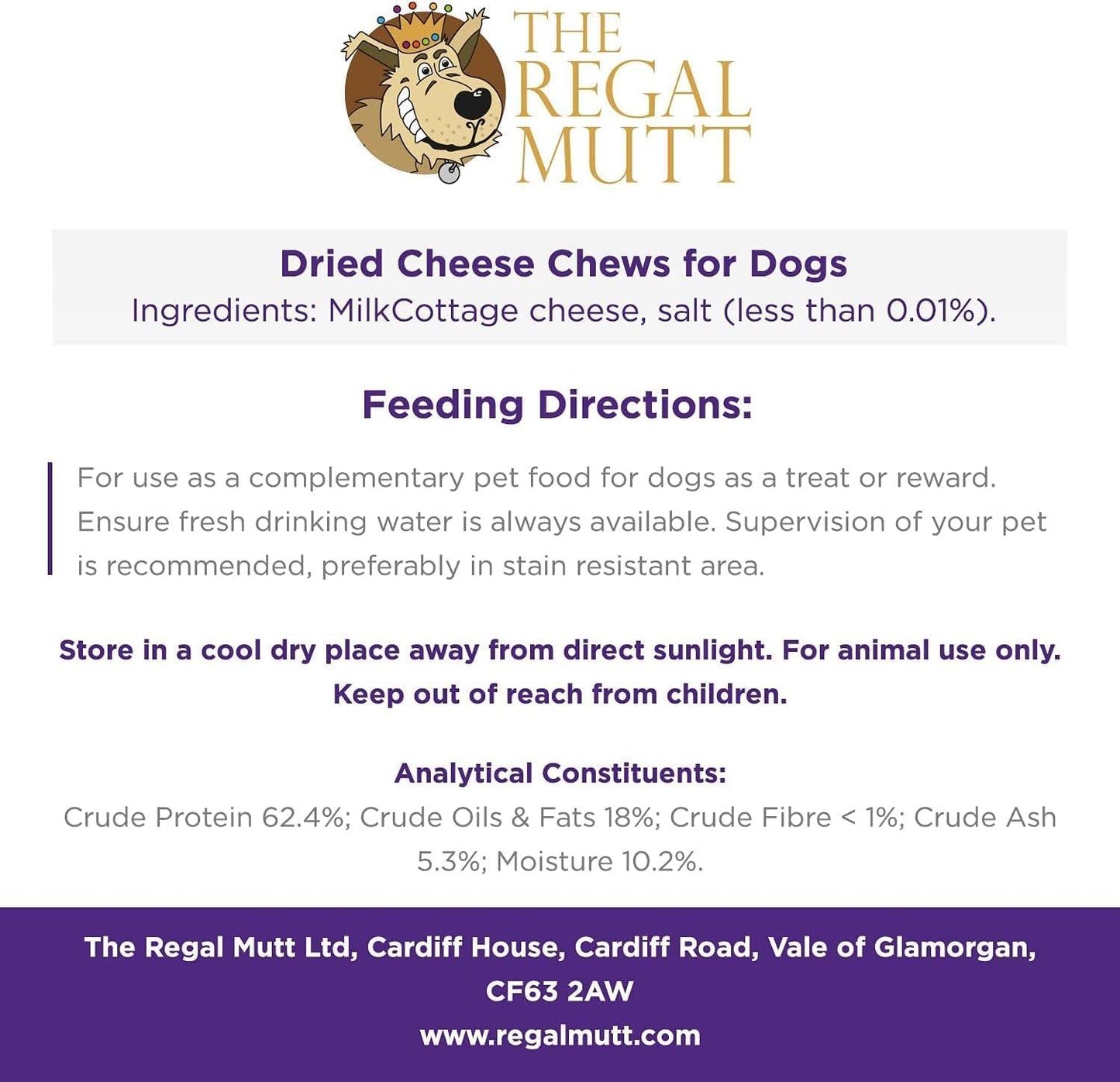 The Regal Mutt - Himalayan Yak Chew - Bag of 2 - Large