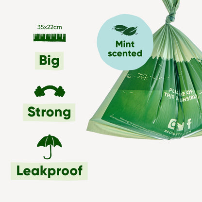 Strong Large Dog Poop Bags Rolls