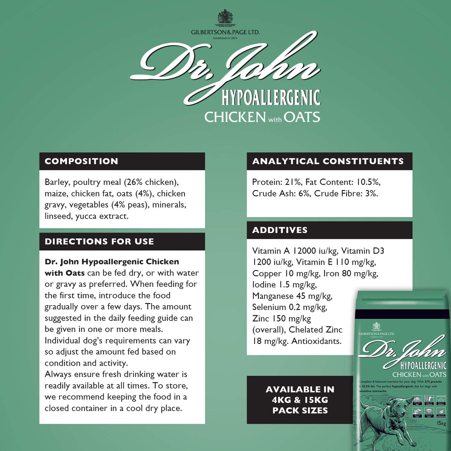 Dr John Hypoallergenic Dry Dog Food