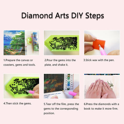 5D Diamond Painting Kits for Adults 4 PCS Turtle Wall Art