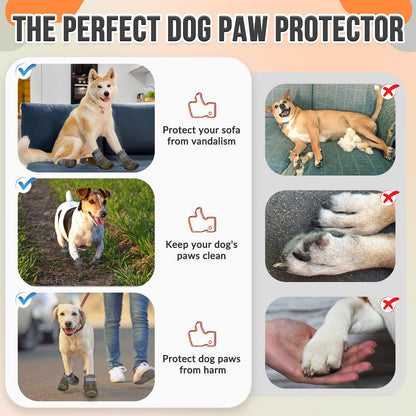 Breathable Dog Boots Paw Protector 2pcs
