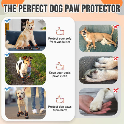 Breathable Dog Boots Paw Protector 2pcs