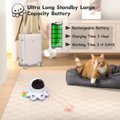 2-in-1 Interactive Automatic Cat Toy