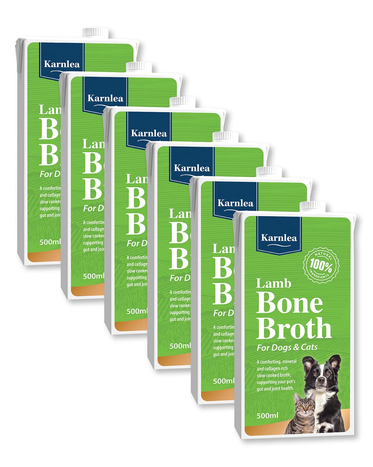Chicken Bone Broth for Dogs & Cats - Free Range | 100% Real & Natural Liquid Bone Broth for Pets | High in Collagen & Protein for Healthy Joints, Gut, Digestion, Skin & Sickness Recovery