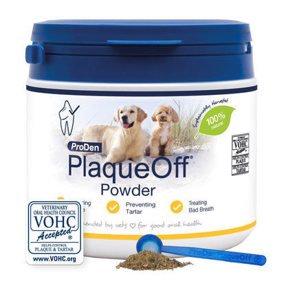 PlaqueOff Powder for Dogs & Cats 180g