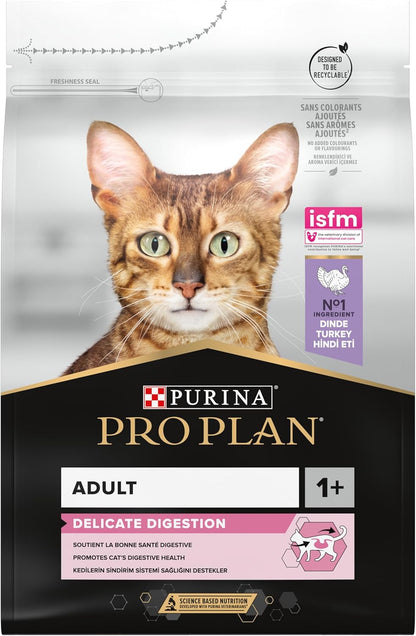 Adult Delicate Digestion Turkey Dry Cat Food 3kg