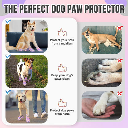 Breathable Dog Boots Paw Protector 2pcs