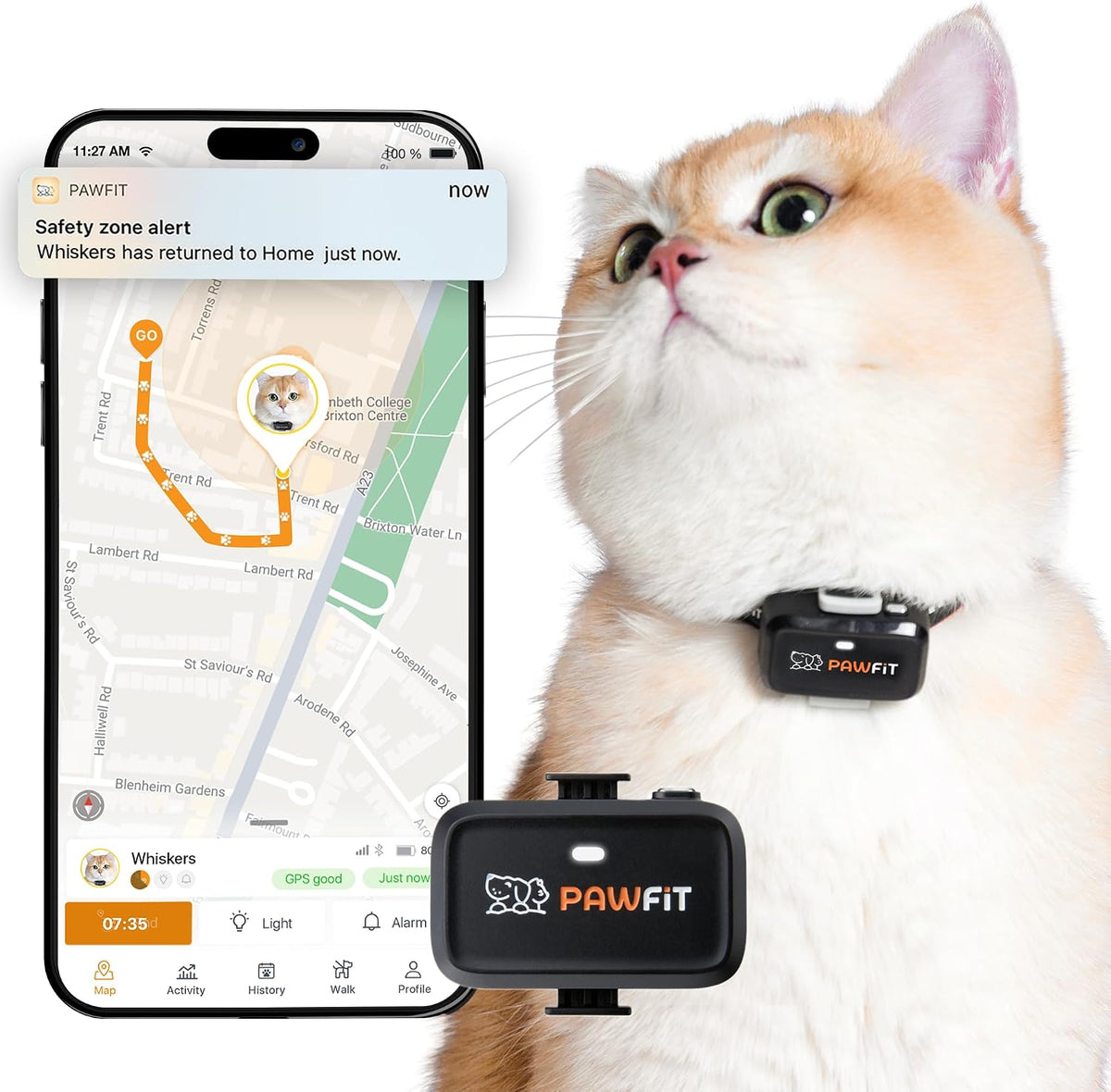 Pawfit Lite 4G GPS Cat Tracker