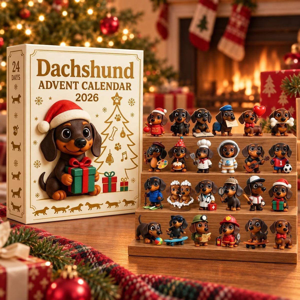 Animal Christmas Advent Calendar 2026, 3D Pets Advent Calendar