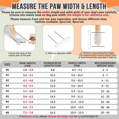 Breathable Dog Boots Paw Protector 2pcs