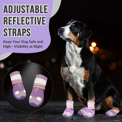 Breathable Dog Boots Paw Protector 2pcs