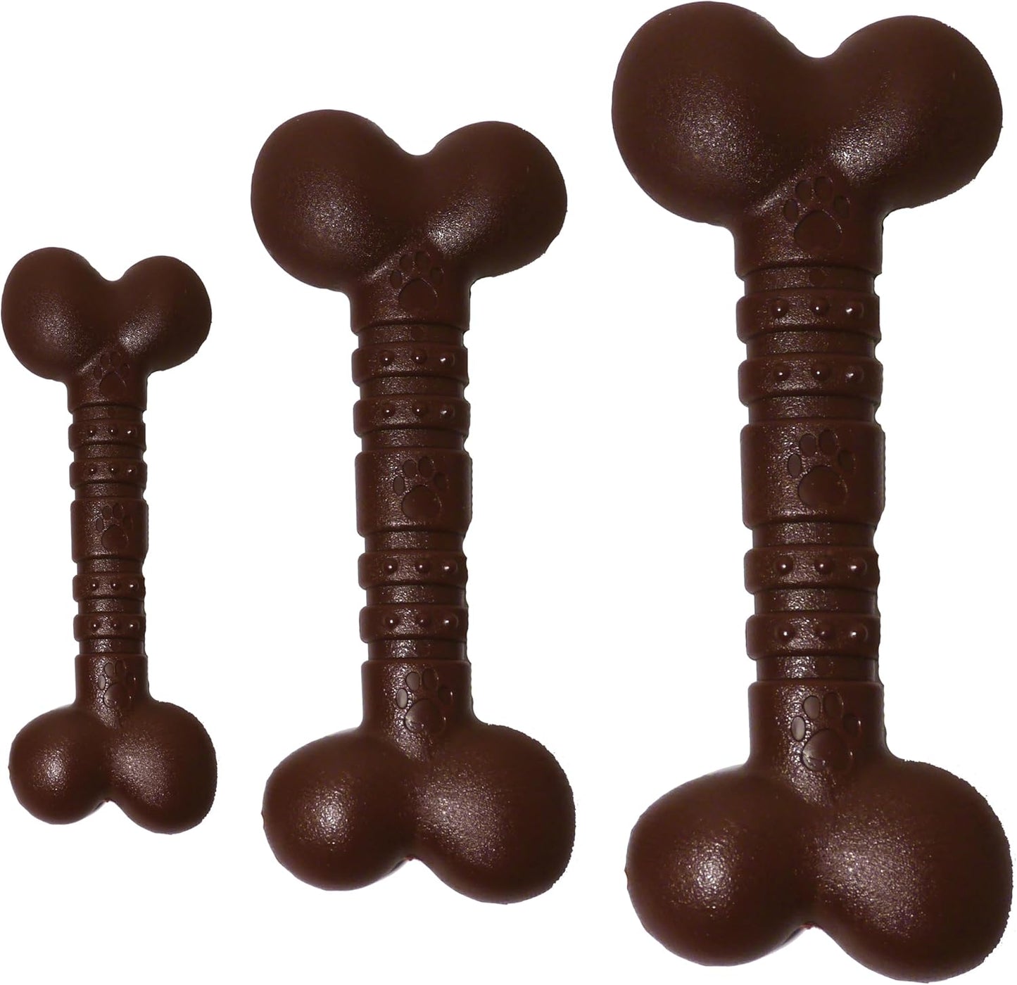 Rosewood Small Beef Bone – Durable Nylon Chew Toy for Small Dogs <10kg | Promotes Dental Hygiene | Long-Lasting