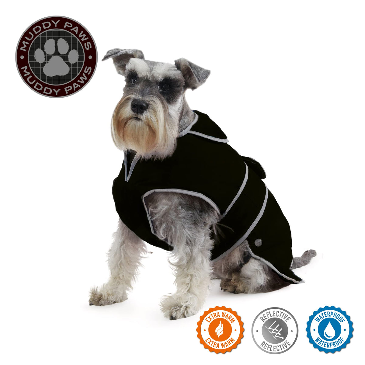 Ancol Muddy Paws All Weather Stormguard Coat . Poppy Red.Size Large ( Length 50cm, up to 79cm girth)