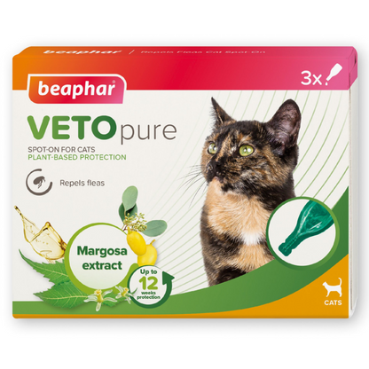 Cat Flea Repellent Spot On 3 Pipettes