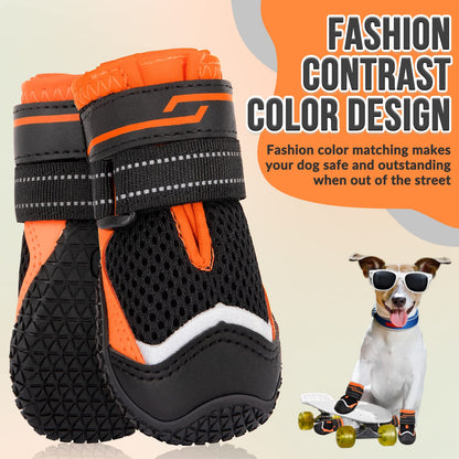 Breathable Dog Boots Paw Protector 2pcs